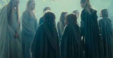 adios a lorien la comunidad del anillo