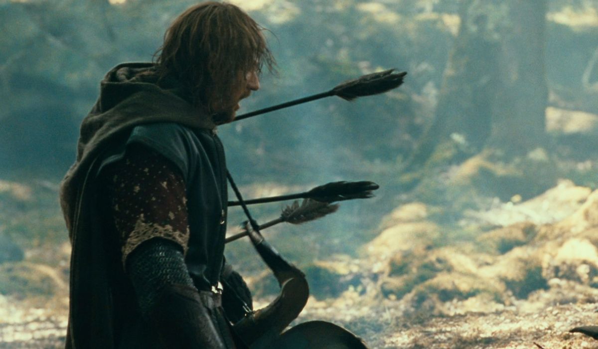 la partida de boromir las dos torres